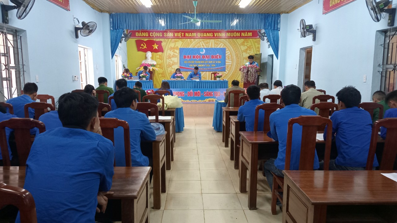 Đại hội đại biểu Hội liên hiệp Thanh niên Việt Nam xã Tả Ván nhiệm kỳ 2024 – 2029